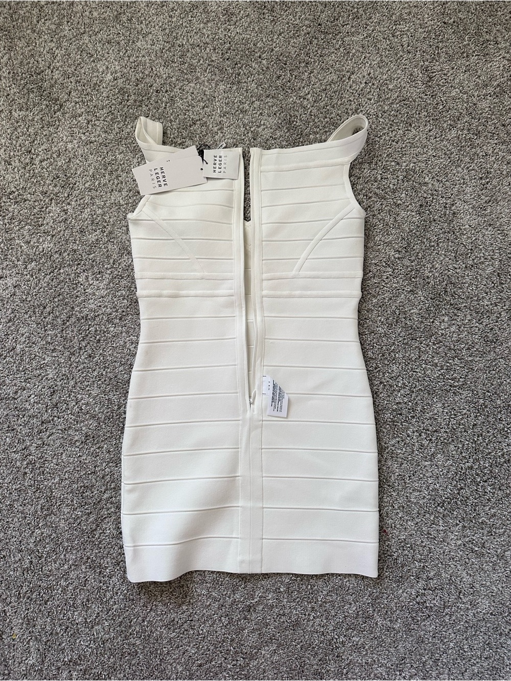 NEW Hervé Léger The Rachel Dress White Bandage Midi Dress Size M NWT - Picture 5 of 6
